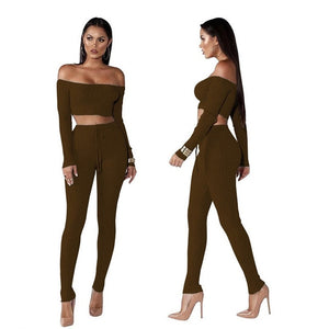 Bali Girl Off The Shoulder Crop Top Set