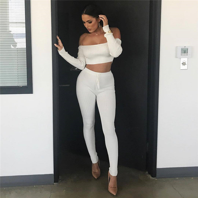 Bali Girl Off The Shoulder Crop Top Set