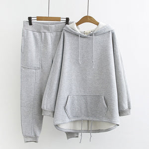 Oversized Fleece Tracksuit Set