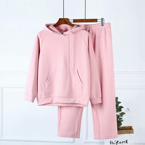 Oversized Fleece Tracksuit Set