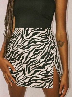 Safari Girl Slit Skirt