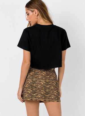 Safari Girl Slit Skirt