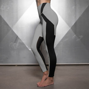 Compression Patchwork Pocket Leggings