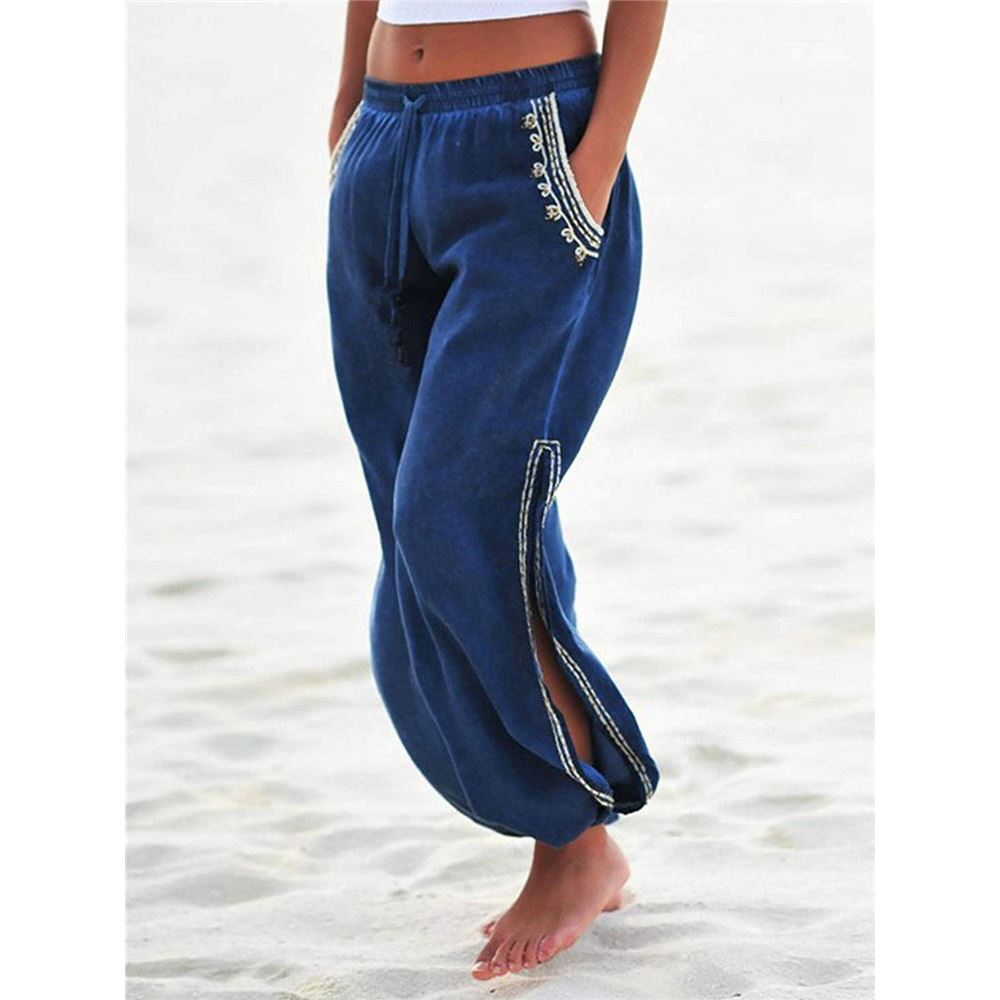 Boho Loose Wide Leg Pants