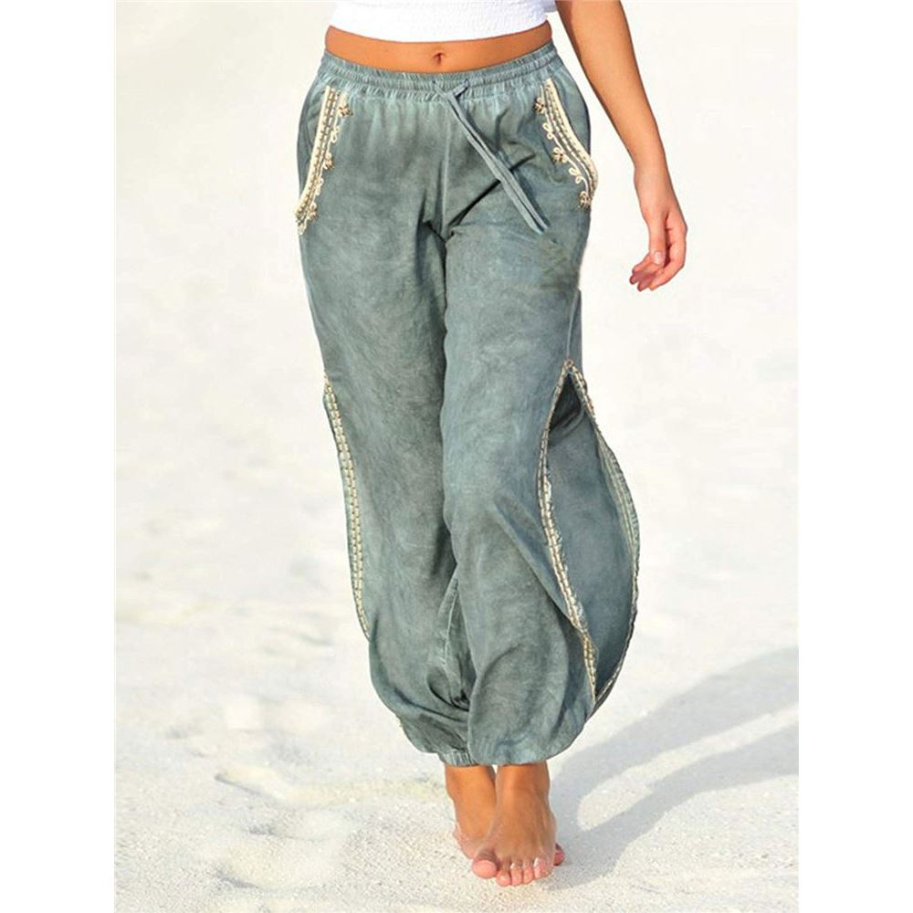 Boho Loose Wide Leg Pants