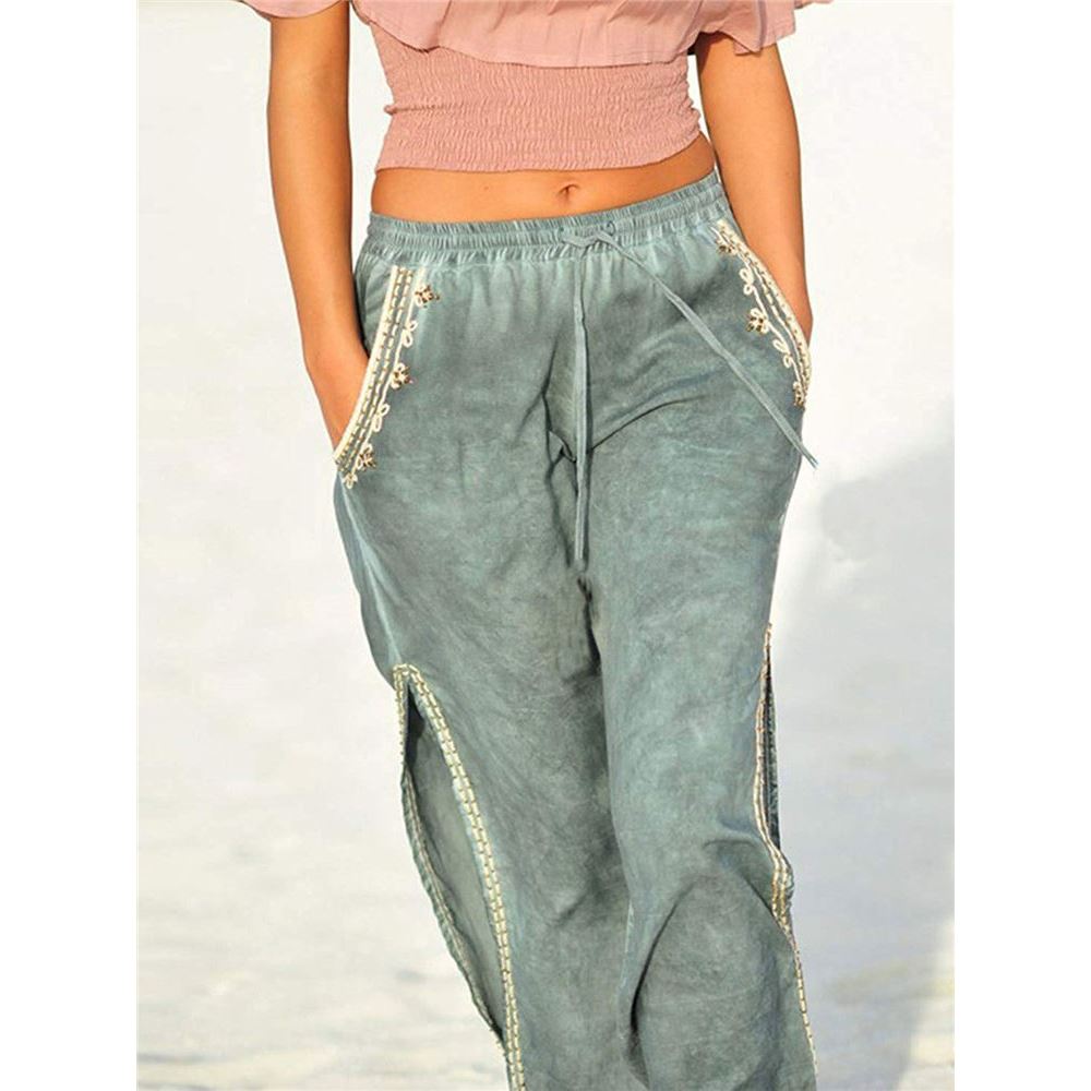 Boho Loose Wide Leg Pants