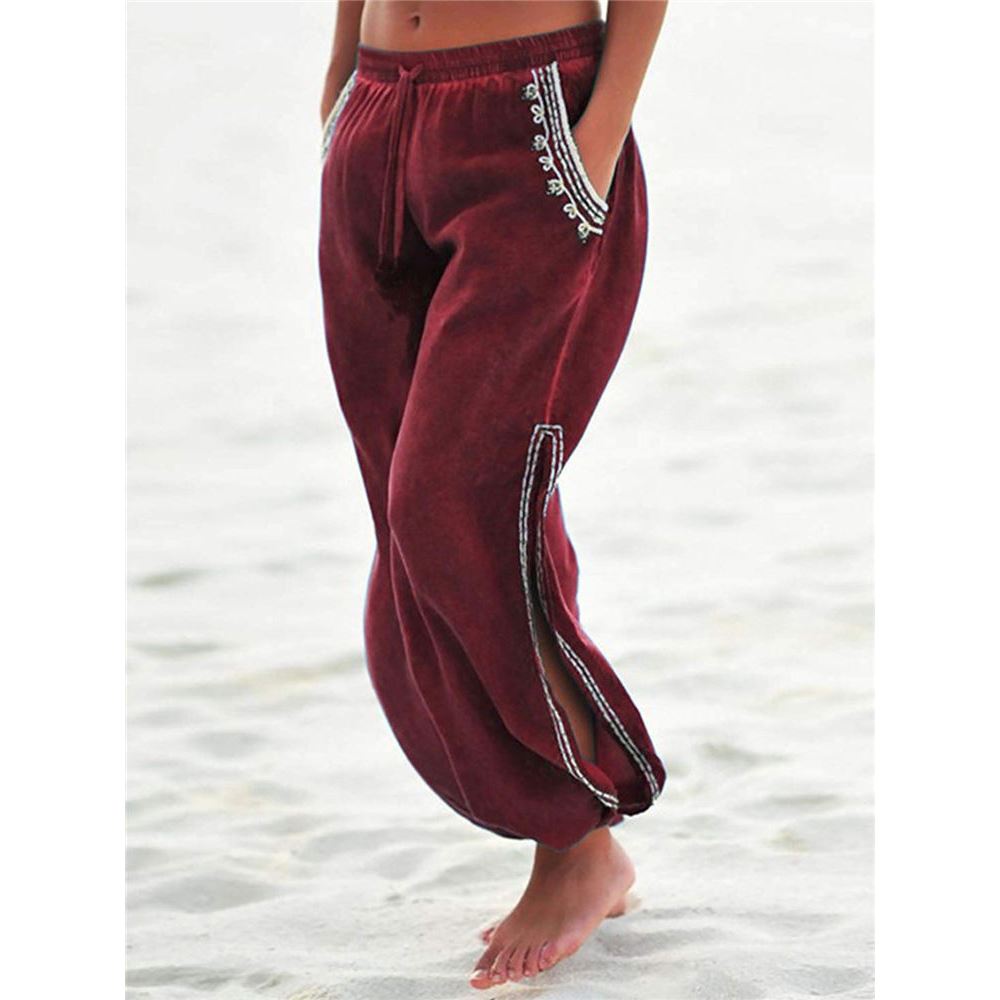 Boho Loose Wide Leg Pants