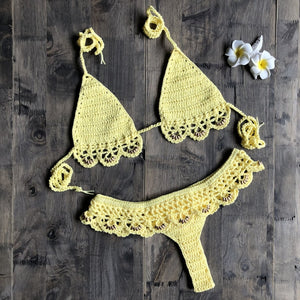 Two Piece Crochet Bathing Suit