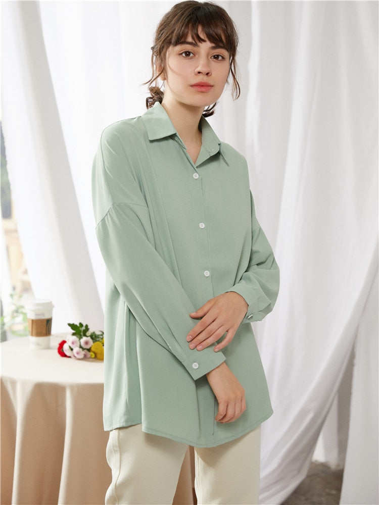 Oversized Long Sleeve Button Down