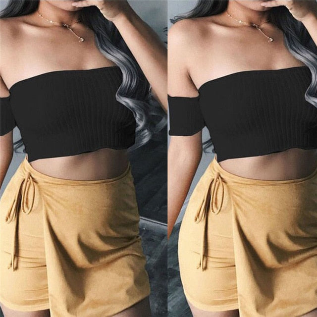 Essential Halter Crop Top