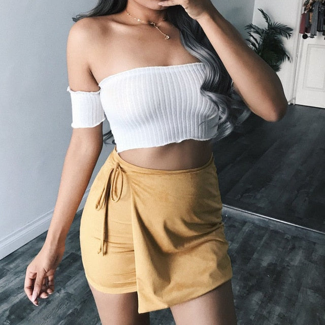 Essential Halter Crop Top