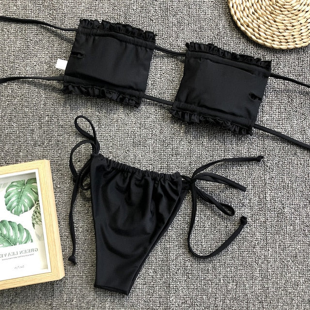 Two Piece Push-up Bathing Suit