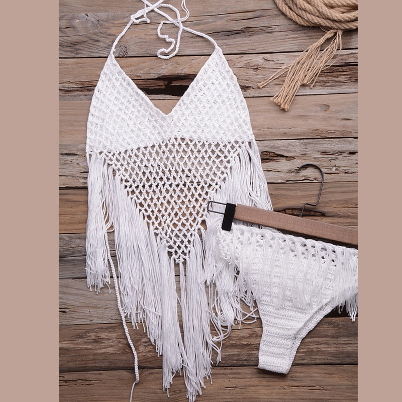 Dubai Girl Two Piece Crochet Swim Set