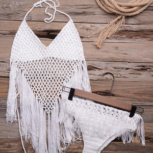 Dubai Girl Two Piece Crochet Swim Set