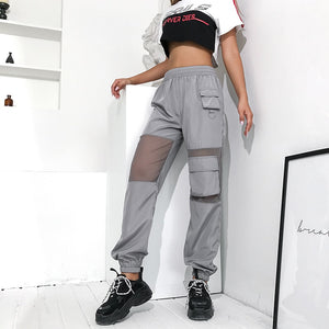 Mesh Harajuku Patchwork Joggers