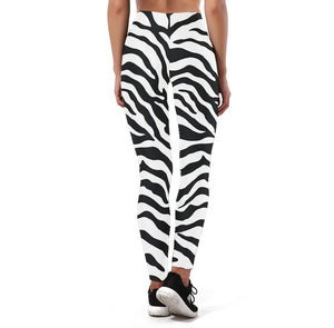 3D Zebra Yoga Pants