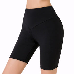 High Waist Compression Biker Shorts