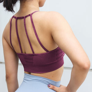 Caged Back Yoga Bra