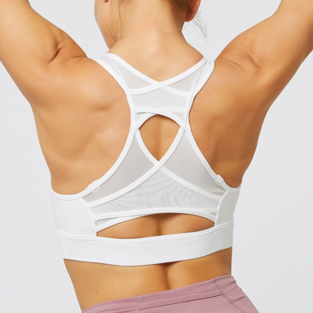 Racerback Push Up Sports Bra