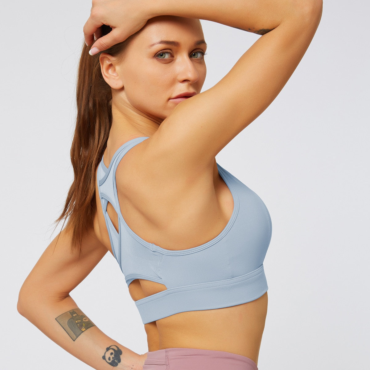 Racerback Push Up Sports Bra