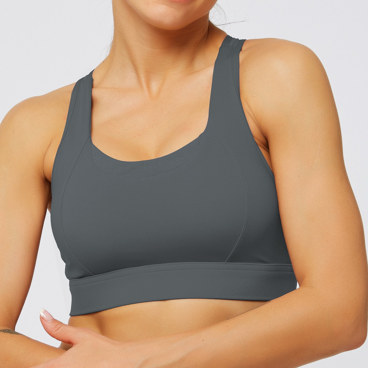 Racerback Push Up Sports Bra