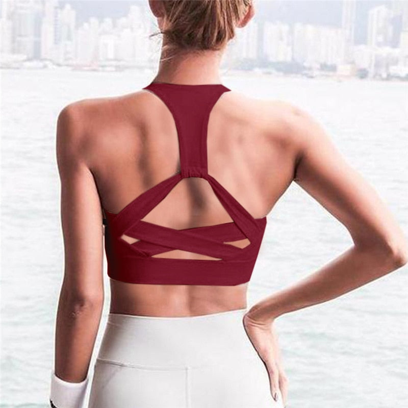 Racerback Running Sports Bra