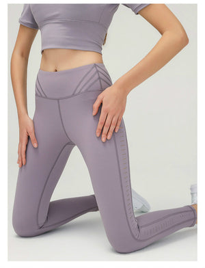 Hollow Out High Waist Yoga Pants