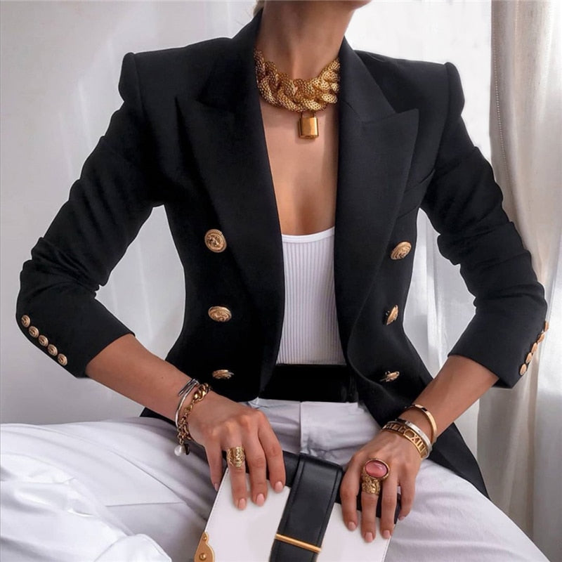 Double Breasted Blazer Coat