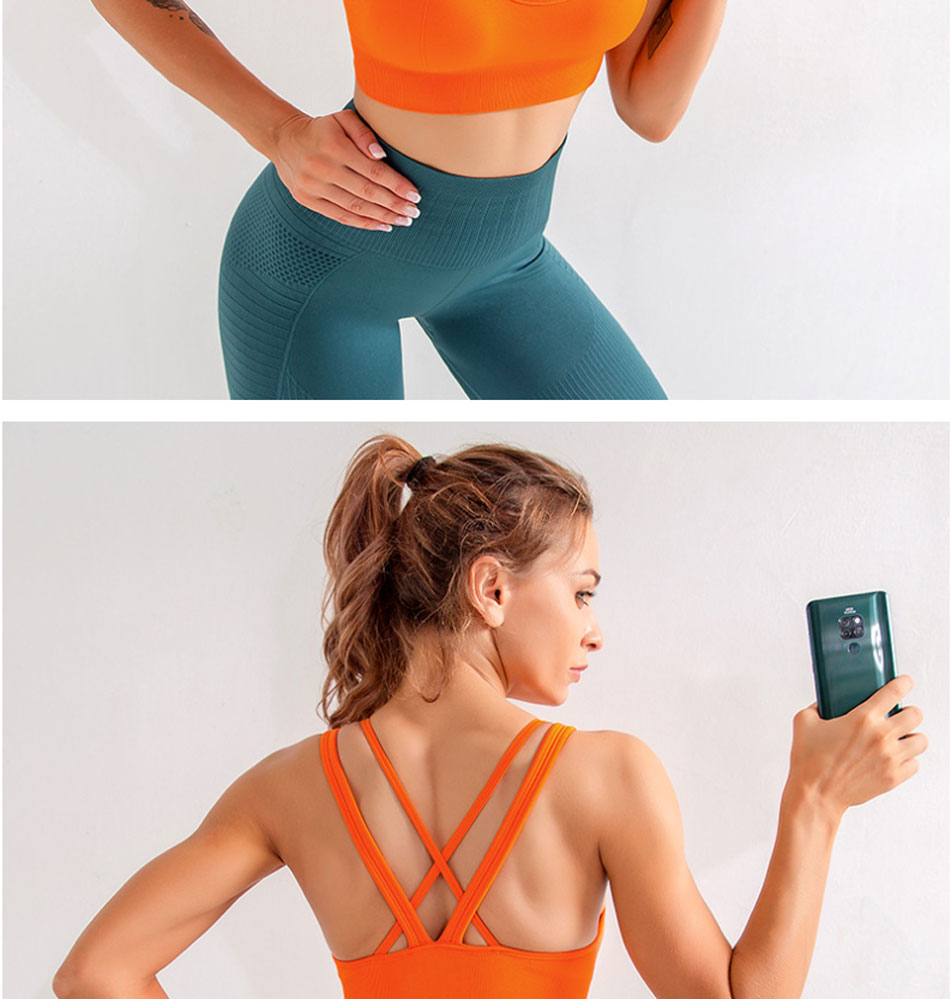 High Impact Seamless Racerback Sports Bra