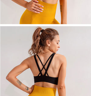 High Impact Seamless Racerback Sports Bra