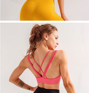 High Impact Seamless Racerback Sports Bra