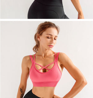 High Impact Seamless Racerback Sports Bra