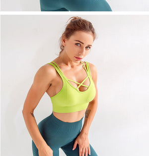 High Impact Seamless Racerback Sports Bra