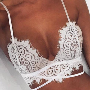 frill lace bralet