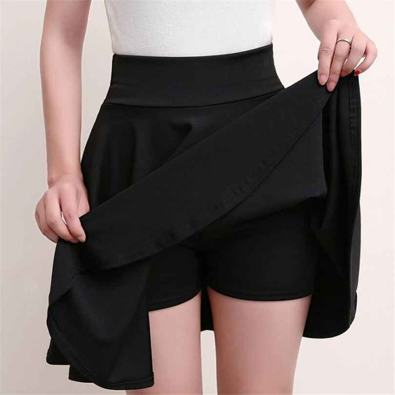 Ruffle knee Length Skort