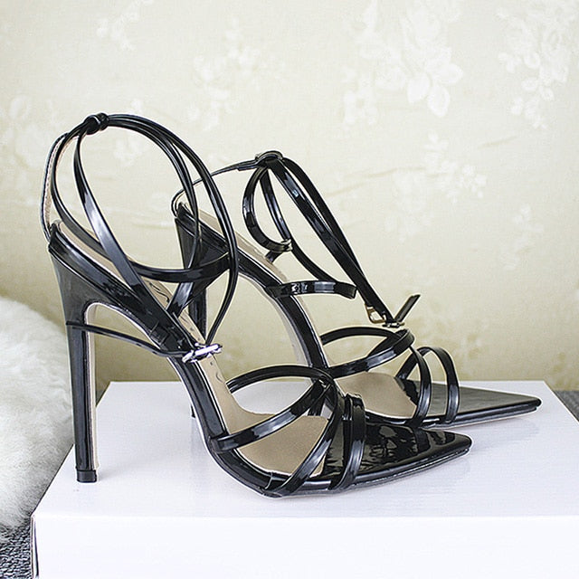 Ankle Cross Strap pump