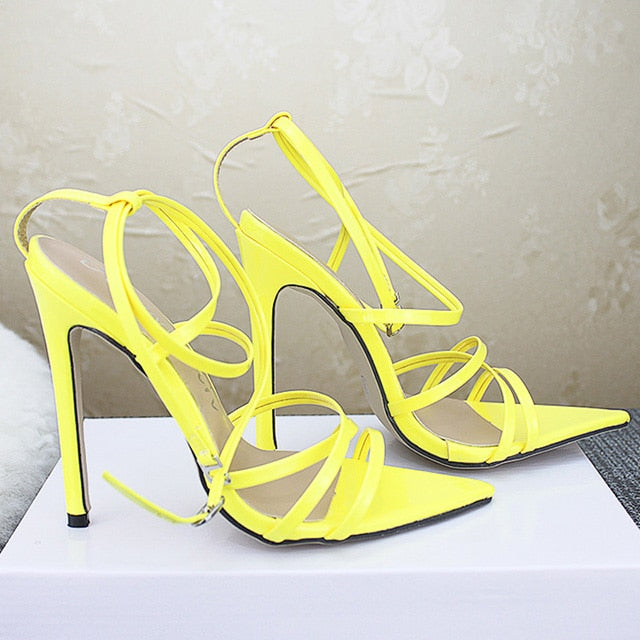 Ankle Cross Strap pump