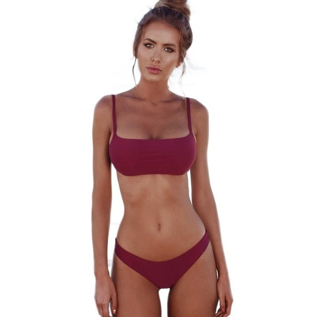 Basic two piece bathing suit