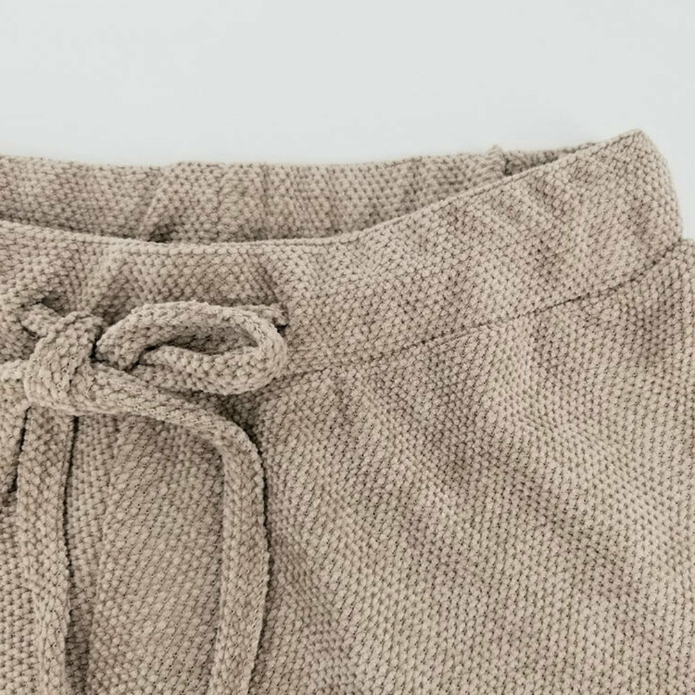 Linen Drawstring Shorts